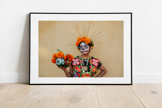 La Catrina - Yellow - Humanity though the looking glass